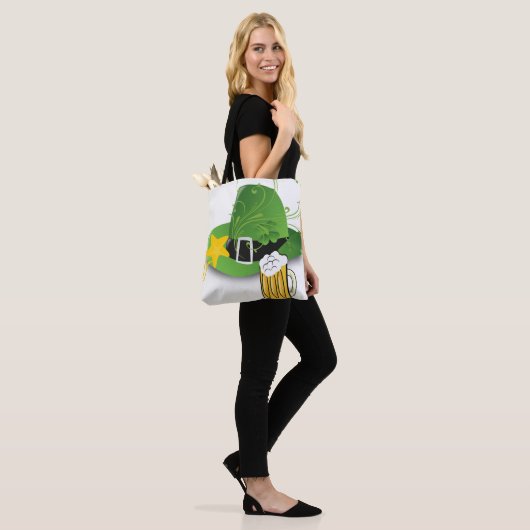 Tote Bag Saint Patrick's Day Beer Tasche (Am Model)