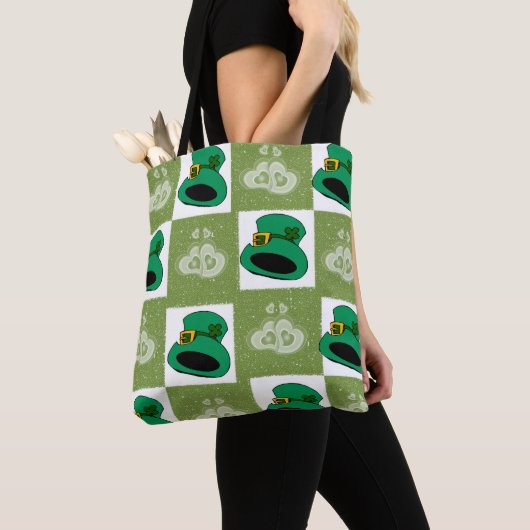 Tote Bag Saint Patrick's Day Hats Herz Tasche (Von Nahem)