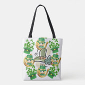 Tote Bag Saint Patrick's Day Horseshoe Tasche (Rückseite)