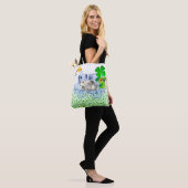 Tote Bag Saint Patrick's Day Polar Bear Tasche (Am Model)