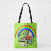 Tote Bag Saint Patrick's Day Rainbow Tasche (Vorderseite)