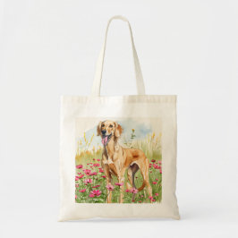Tote Bag – Saluki Canvas Dog Lover Bag Tragetasche