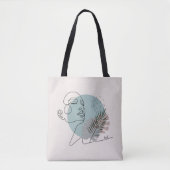 Tote Bag Schlafende Träumerin Tasche (Vorderseite)