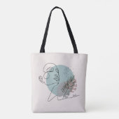 Tote Bag Schlafende Träumerin Tasche (Rückseite)