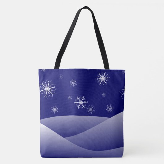 Tote Bag Schnee Tasche (Vorderseite)