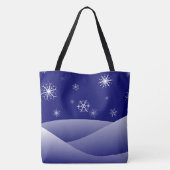 Tote Bag Schnee Tasche (Rückseite)
