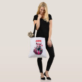 Tote Bag Schrecklich Tasche (Am Model)