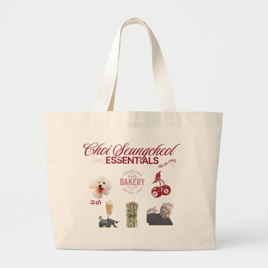 Tote Bag Seventeen Scoups - Kpop merch Jumbo Stoffbeutel (Vorne)