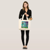 Tote Bag - Sharknado Jumbo Stoffbeutel (Vorderseite (Model))