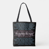 Tote Bag Shopping-Therapie Tasche (Rückseite)