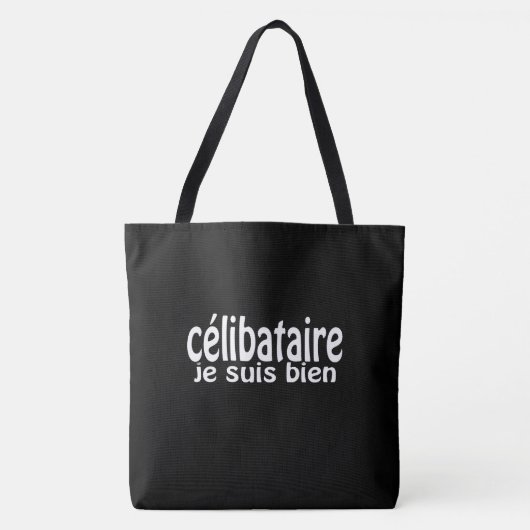 Tote Bag Single bin ich Tasche (Vorderseite)