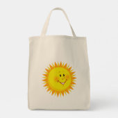 Tote Bag Sonne Tragetasche (Rückseite)
