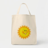 Tote Bag Sonne Tragetasche (Vorne)