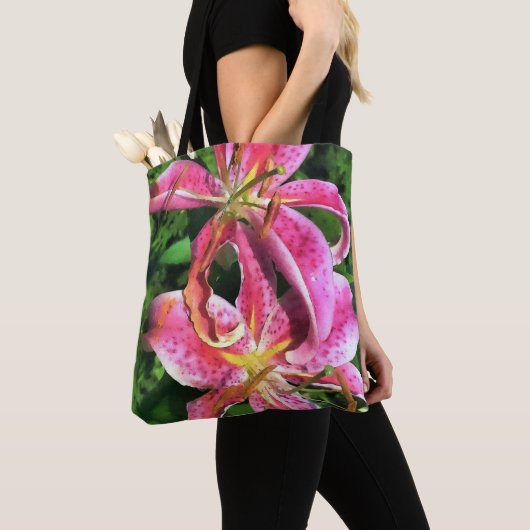 Tote Bag Stargazer Lilie Tasche (Von Nahem)