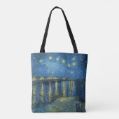 TOTE BAG - "Starry Night Over Rhone" - van Gogh Tasche (Rückseite)