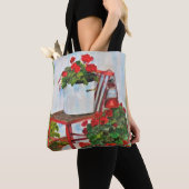 Tote Bag Summer Geraniums Tasche (Von Nahem)