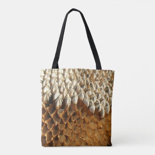 Tote Bag - Sunflower Collage Tasche (Rückseite)