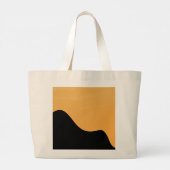 Tote Bag Sunset Mountain silhouette go to bag  Jumbo Stoffbeutel (Rückseite)
