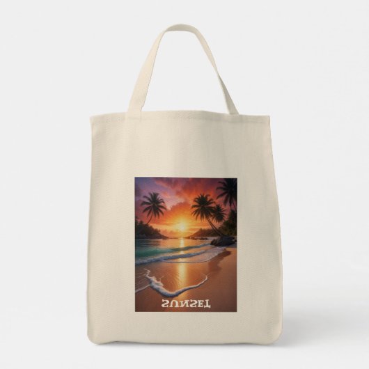 TOTE BAG SUNSET TRAGETASCHE (Rückseite)