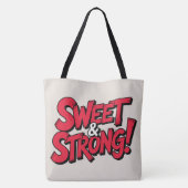 Tote Bag Sweet & stark Tasche (Rückseite)