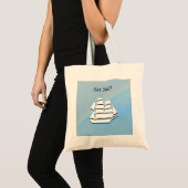 Tote Bag - Tall Ship mit Regenbogenbogen Tragetasche (Vorderseite (Produkt))