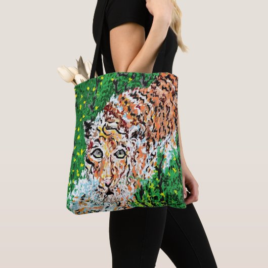 Tote Bag Tiger Tasche (Von Nahem)
