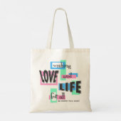 Tote bag to share your pro-life beliefs. tragetasche (Rückseite)