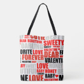 Tote Bag Valentines Day Tasche (Rückseite)