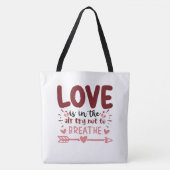Tote Bag Valentines Day Tasche (Vorderseite)