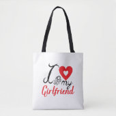 Tote Bag Valentines Day Tasche (Vorderseite)