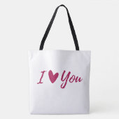 Tote Bag Valentines Day Tasche (Vorderseite)