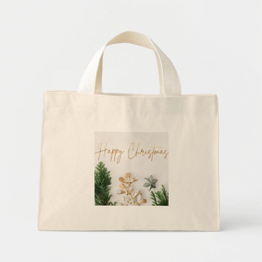 Tote Bag Weihnachten 2025 Edition Mini Stoffbeutel (Vorne)