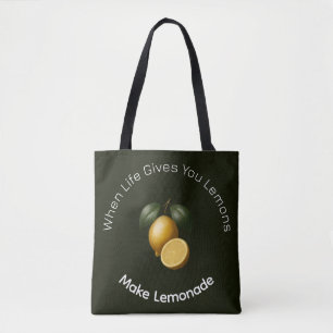Tote Bag - Wenn das Leben dir Zitronen gibt Tasche