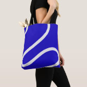 Tote Bag – White Lines on Blue Tasche (Von Nahem)