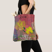 Tote bag with abstract flora tasche (Von Nahem)