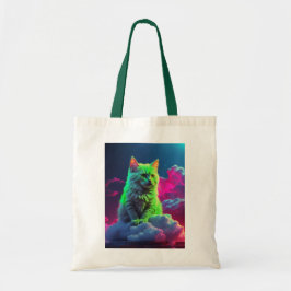 Tote Bag with Cat Illustration Tragetasche