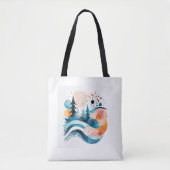 Tote Bag with Landscape Image Tasche (Vorderseite)