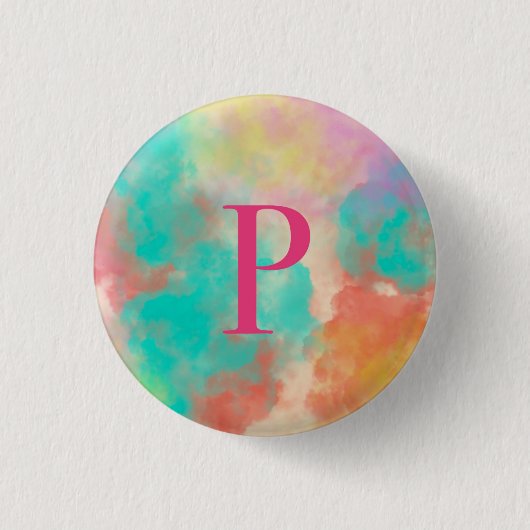 Tote bag with letter "P" Button (Vorderseite)