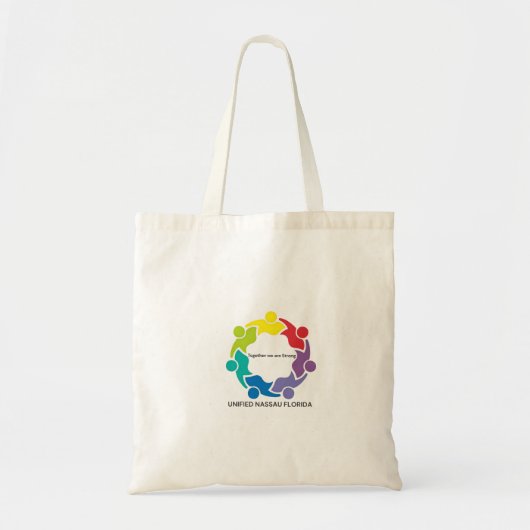Tote Bag with logo and No Kings Tragetasche (Vorne)