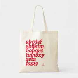 Tote Bag - Zetafonts Keratine Tragetasche
