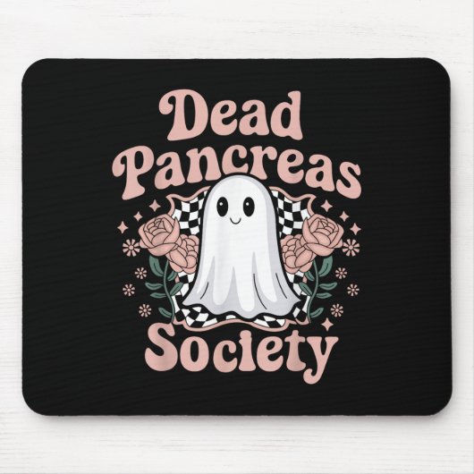 Tote Bauchspeicheldrüse Gesellschaft Funny Ghost D Mousepad (Vorne)