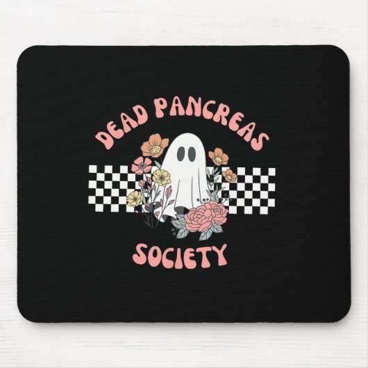 Tote Bauchspeicheldrüse Gesellschaft Funny Ghost D Mousepad (Vorne)