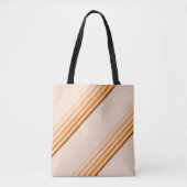 Tote Beutel (ao) - Schatten von orangen diagonalen Tasche (Vorderseite)