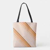 Tote Beutel (ao) - Schatten von orangen diagonalen Tasche (Rückseite)