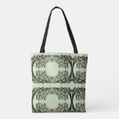 Tote Beutel (Au) - Wendezweige mit Anfangsbuchstab Tasche (Rückseite)