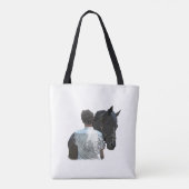 Tote-Beutel für Pferde Tasche (Rückseite)