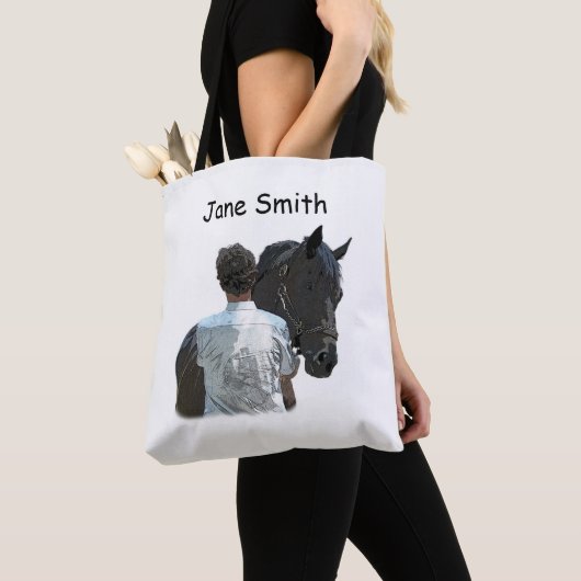 Tote-Beutel für Pferde Tasche (Von Nahem)