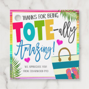 Tote-Beutel Geschenkanhänger
