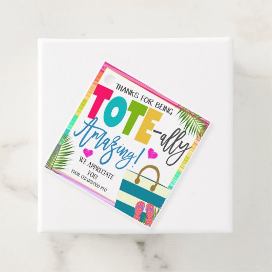 Tote-Beutel Geschenkanhänger (Beispiel)