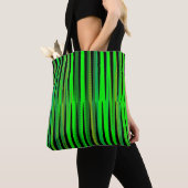 Tote Beutel Green Strip Muster Shopping Geschenkta Tasche (Von Nahem)